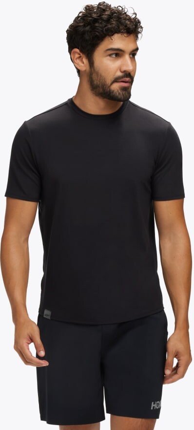 Hoka One One Men's Essential Tee Shirt in Black