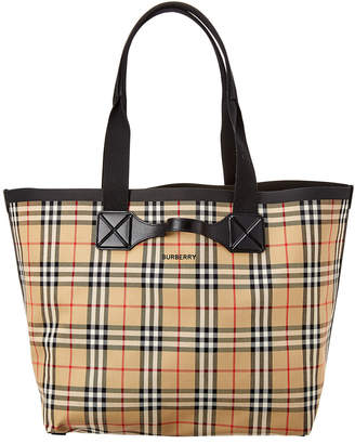 Burberry Check Tote Bag - ShopStyle