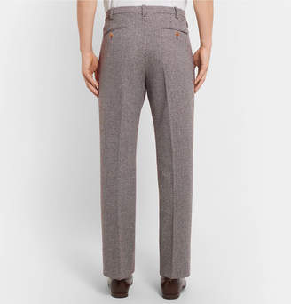 Gucci Birdseye Wool-Blend Trousers