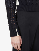 Thumbnail for your product : Ports 1961 Scoop-neck cotton and cashmere-blend jumper