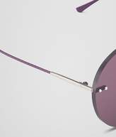 Thumbnail for your product : Bottega Veneta Grey Metal Sunglasses