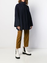 Thumbnail for your product : Fay Draped Wool Blend Coat
