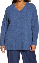 Donegal Cashmere & Wool Blend Sweater 