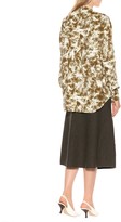 Thumbnail for your product : Victoria Beckham Printed jersey grandad shirt