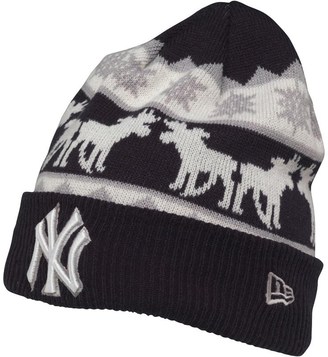 New Era MLB New York Yankees Knitted Beanie Hat Navy