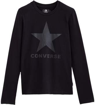 Converse LS Crew Star Box T-Shirt with Long-Sleeves