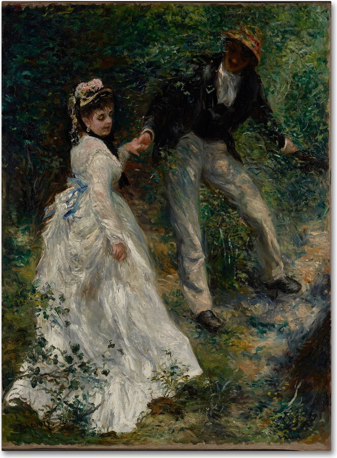 Renoir 'La Promenade' Canvas Art