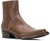 Thumbnail for your product : Acne Studios Square-Toe Ankle Boots
