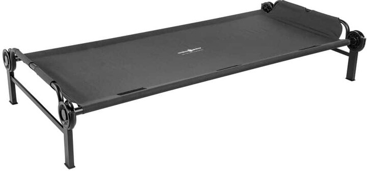 Disc-O-Bed 36 in. H x 16 in. W x 82 in. L Black Single Cot