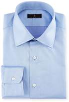 Thumbnail for your product : Ike Behar Gold Label Micro-Herringbone Dress Shirt, French Blue