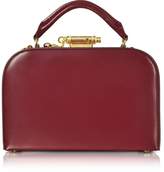 Thumbnail for your product : Sophie Hulme Dark Red Leather Whistle Case Bag