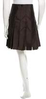 Thumbnail for your product : J. Mendel Silk Pleated Skirt