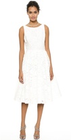 Thumbnail for your product : Alice + Olivia Zack Lace Mid Calf Dress
