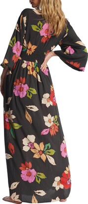 Billabong Night Bloom Floral Long Sleeve Maxi Dress - ShopStyle | Kleider