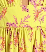 Thumbnail for your product : Les Rêveries Floral cotton poplin minidress
