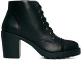 Thumbnail for your product : London Rebel Lace Up Heeled Boots