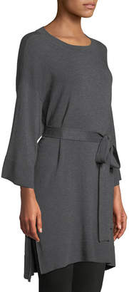Eileen Fisher 3/4-Sleeve Cozy Stretch Tencel Tunic w/ Belt