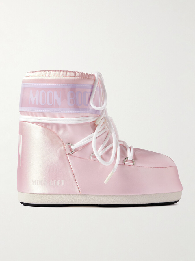 Moon Boot Icon Low Shell Snow Boots - Pink