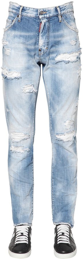 DSQUARED2 16.5cm Sexy Mercury Rainbow Denim Jeans - ShopStyle