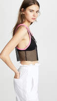 Thumbnail for your product : Puma FENTY x Mesh Cropped Tank Top