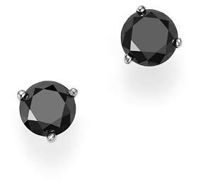 Bloomingdale's Black Diamond Stud Earrings in 14K White Gold, 1.0 ct. t.w. - 100% Exclusive