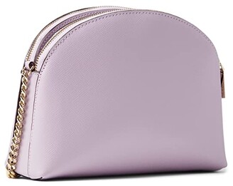 Buy KATE SPADE Spencer Double-Zip Dome Crossbody Bag, Pink Color Women