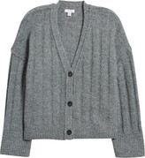 Thumbnail for your product : Topshop Fluffy V-Neck Cardigan