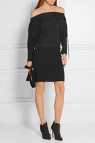 Thumbnail for your product : Roberto Cavalli Off-the-shoulder Stretch-jersey Mini Dress - Black