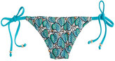 Thumbnail for your product : J.Crew Leaf-print string bottom