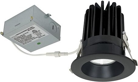 Nora Lighting 4" M4 Round LED Downlight in Black