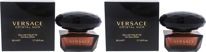 Versace Women's 1.7Oz Crystal Noir Edt Pack Of 2