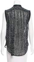 Thumbnail for your product : Rebecca Taylor Sleeveless Printed Top
