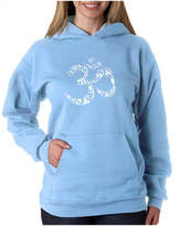 Thumbnail for your product : LOS ANGELES POP ART Los Angeles Pop Art The Om Symbol Out Of Yoga Poses Womens Sweatshirt