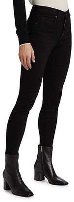 Veronica Beard Debbie High-Rise Skinny Ankle Jeans