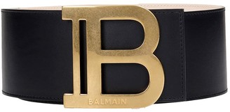 Balmain B-belt Belts In Black Leather