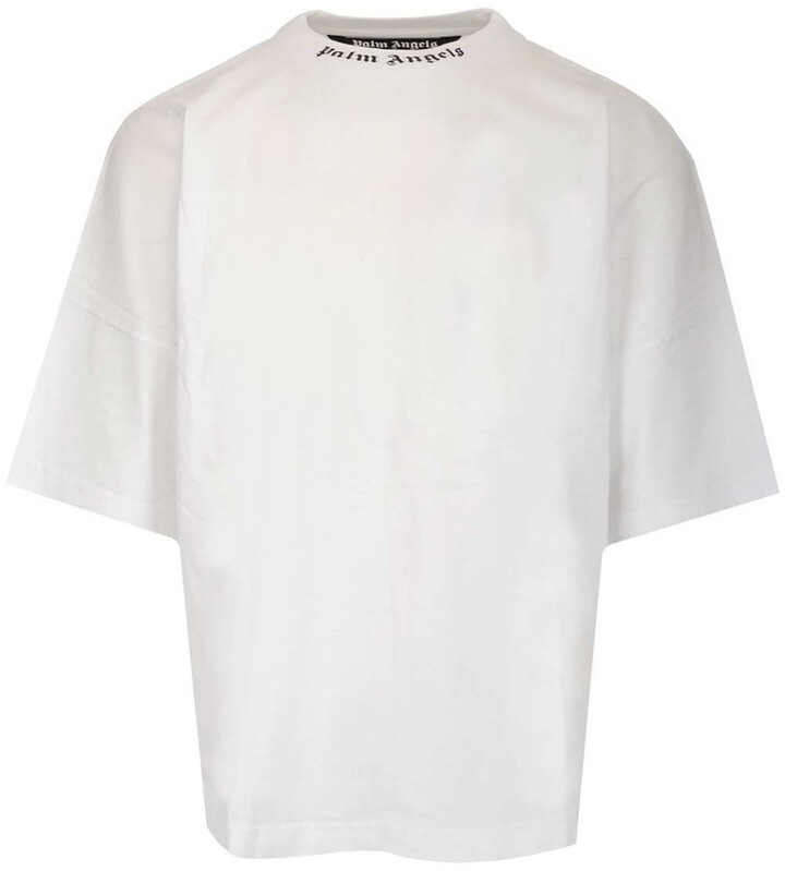 Palm Angels White Men's Shirts | Shop the world's largest ...