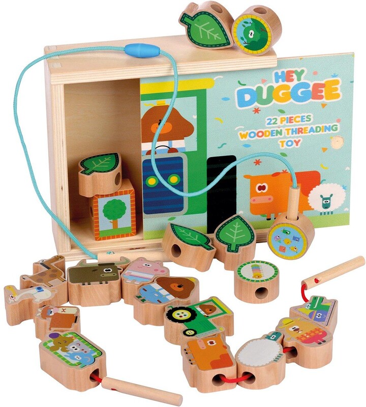 Hey Duggee Wooden Threading Game ShopStyle Toys