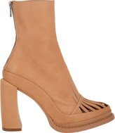 Thumbnail for your product : Ann Demeulemeester Cutout-Vamp Platform Ankle Boot