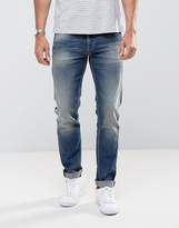Thumbnail for your product : Benetton Slim Fit Jean In Mid Wash Blue With Stretch