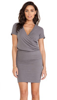Thumbnail for your product : James Perse Wrap Tee Blouson Dress