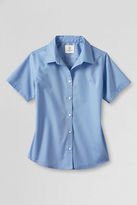 Thumbnail for your product : Lands' End Women's Short Sleeve Straight Collar Broadcloth Shirt