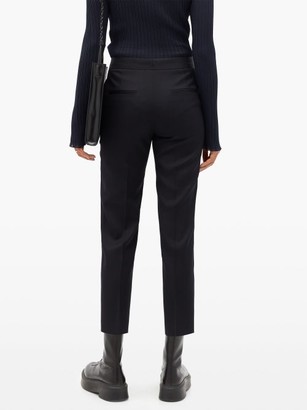 Jil Sander Emilio Cropped Wool-gabardine Suit Trousers - Navy