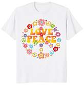 Thumbnail for your product : PEACE SIGN LOVE T Shirt 60s 70s Tie Die Hippie Costume Shirt