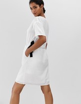 Thumbnail for your product : Vila tie waist mini dress