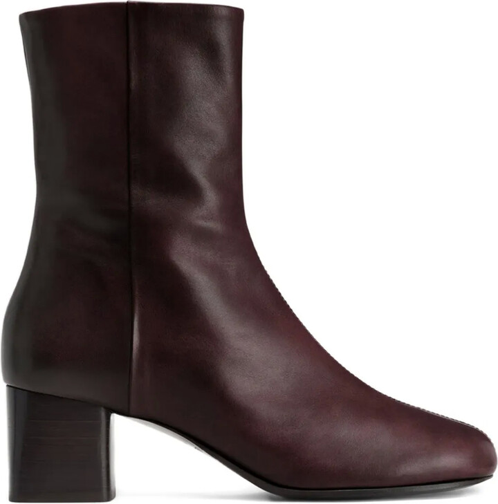 Lemaire 55mm Anatomic round-toe boots