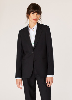 Paul Smith A Suit To Travel In - Women's Black Two-Button Wool Blazer -  ShopStyle