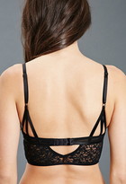 Thumbnail for your product : Forever 21 floral mesh lace bralette