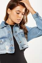 Thumbnail for your product : Cotton On Super Cropped Trucker Denim Jacket