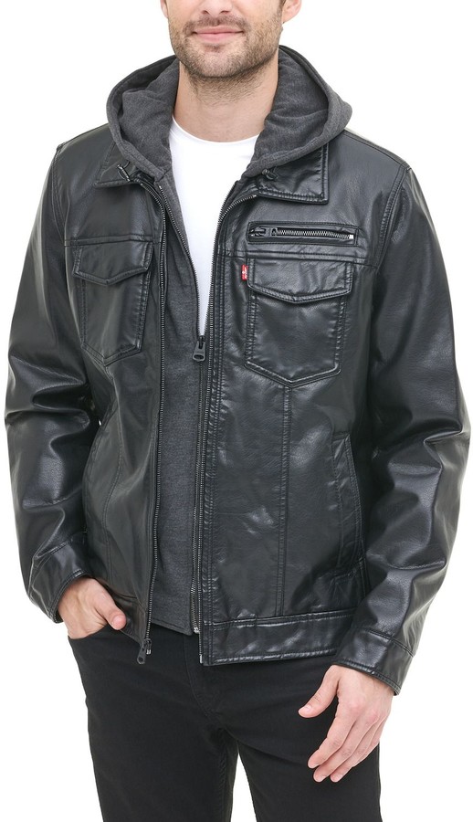 kohl's levi's faux leather jacket