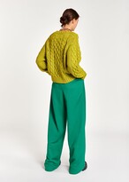 Thumbnail for your product : Essentiel Antwerp Agatti Cable Stitch Sweater Kiwi